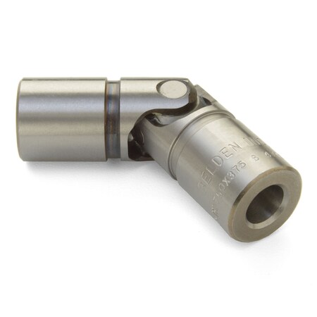 Ruland Manufacturing Single U-Joint, 28 mm x 20 mm Bores, 50.7 mm OD, Steel US32-28MM-20MM-F